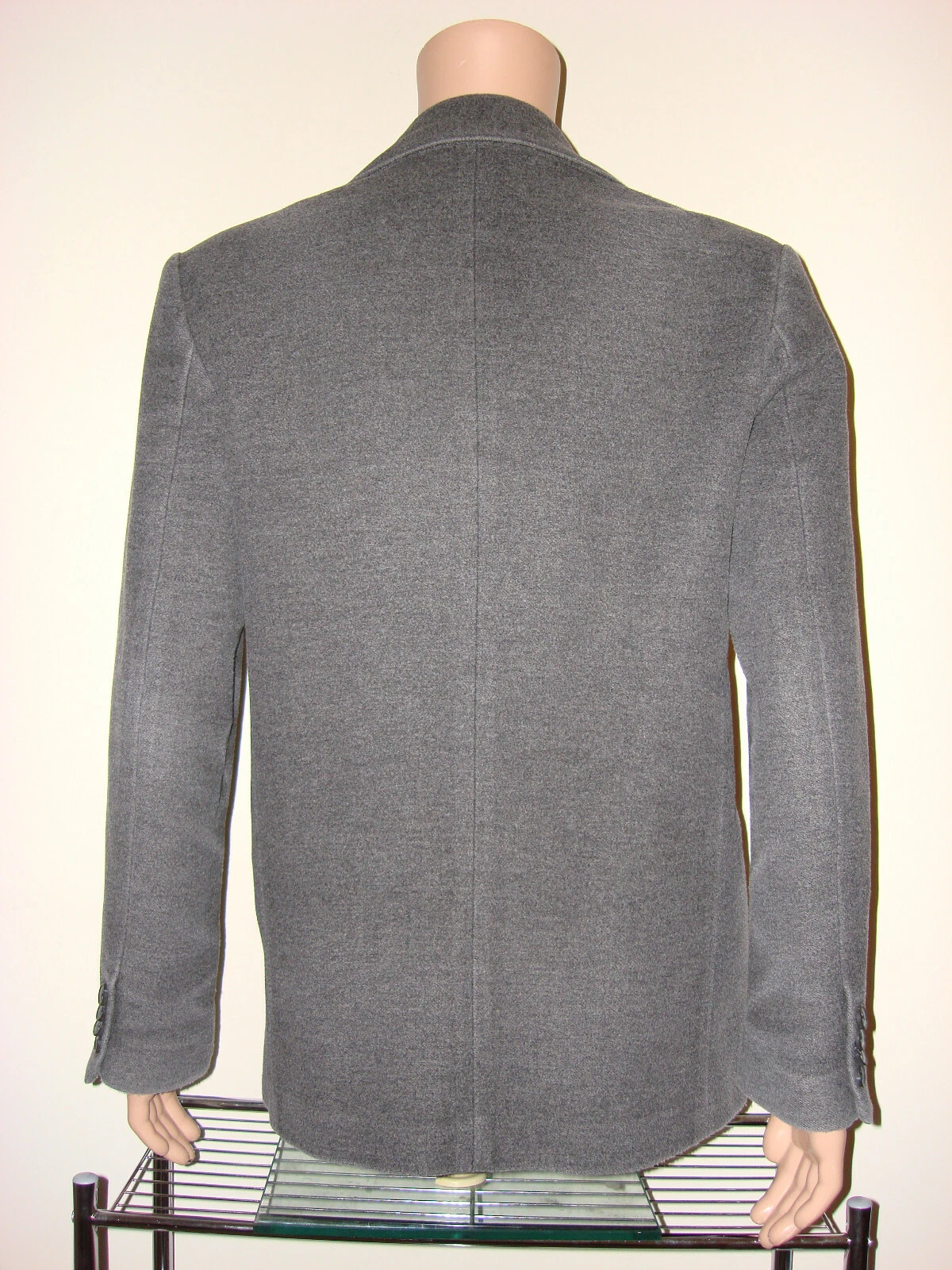 NEW $800 MARC JACOBS SLIM WOOL DOUBLE BREASTED DISTRESSED PEACOAT JACKET COAT image 2
