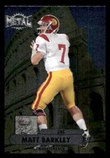 2013 Fleer Retro #M-35 Matt Barkley 98' Metal Universe Rookie USC Trojans