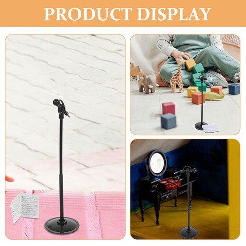 5 Pcs Dollhouse Microphone 1:12 Accessories Scale Model Accessory Display - Picture 9 of 12