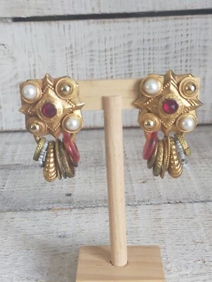 boucles d'oreilles clips Vintage gas st tropez - Photo 1/4