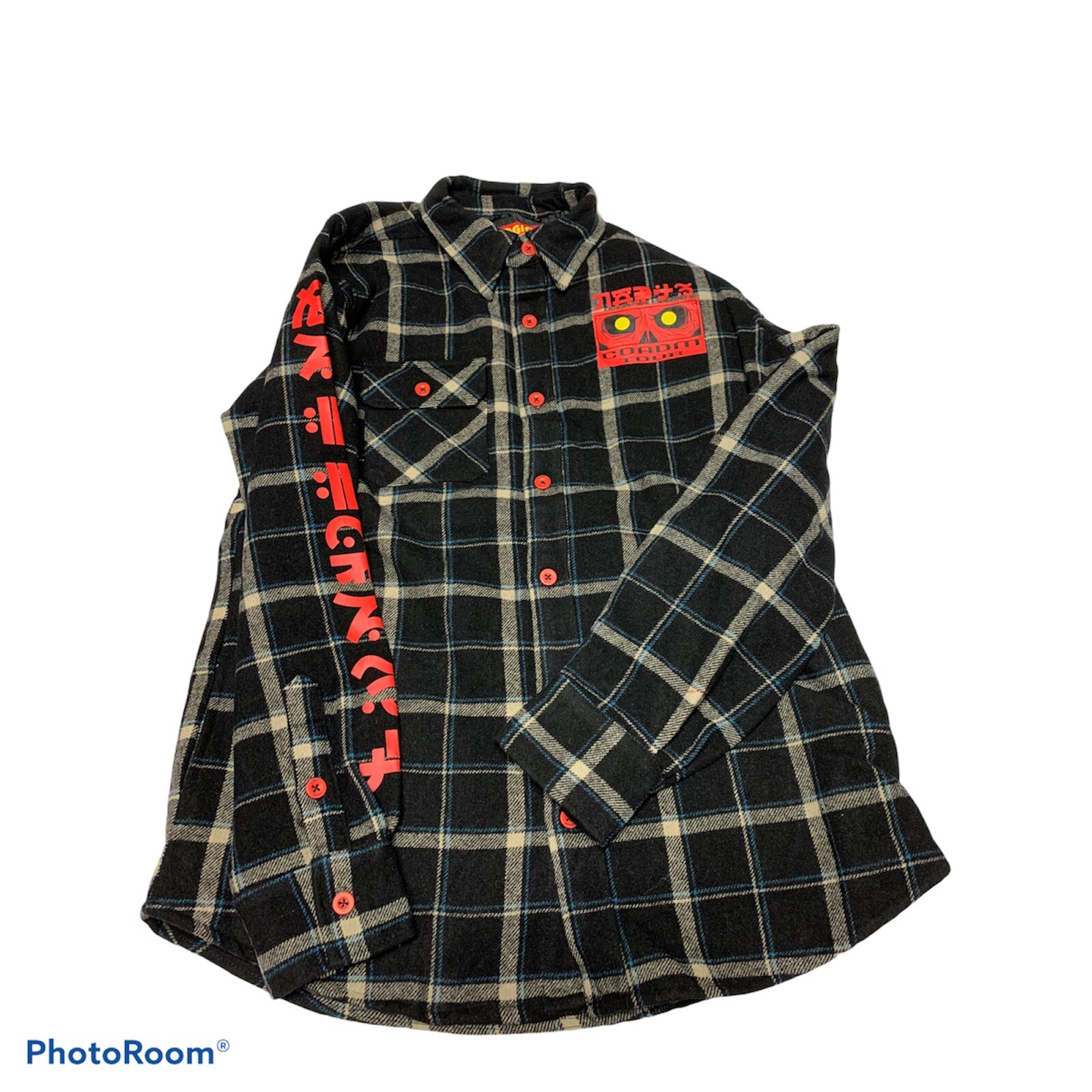 Logic COADM Padded Black Small Flannel 