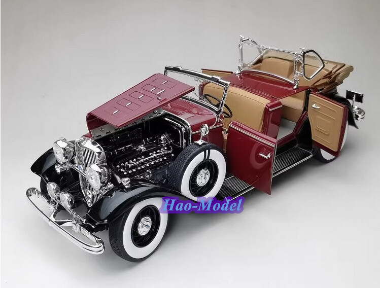 1/18 リンカーンKB　サンスター　ミニカー SunStar 1/18 Ford Lincoln KB 1932 Top Down Maroon Metal Diecast