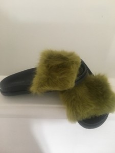 green fluffy sliders