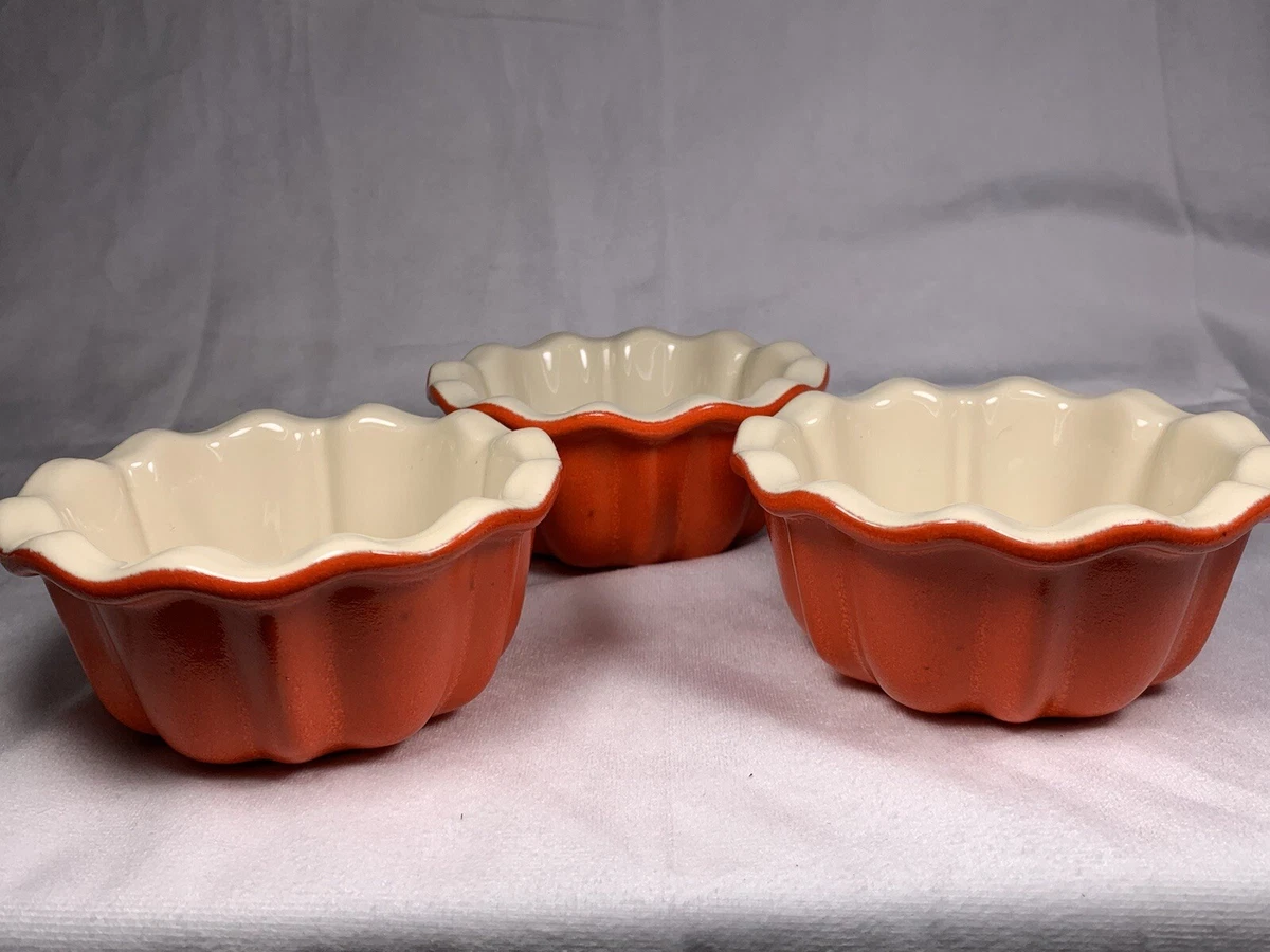 Vintage Emily Henry Mini Bundt Cake Ceramic Dishes/Pans Made In France