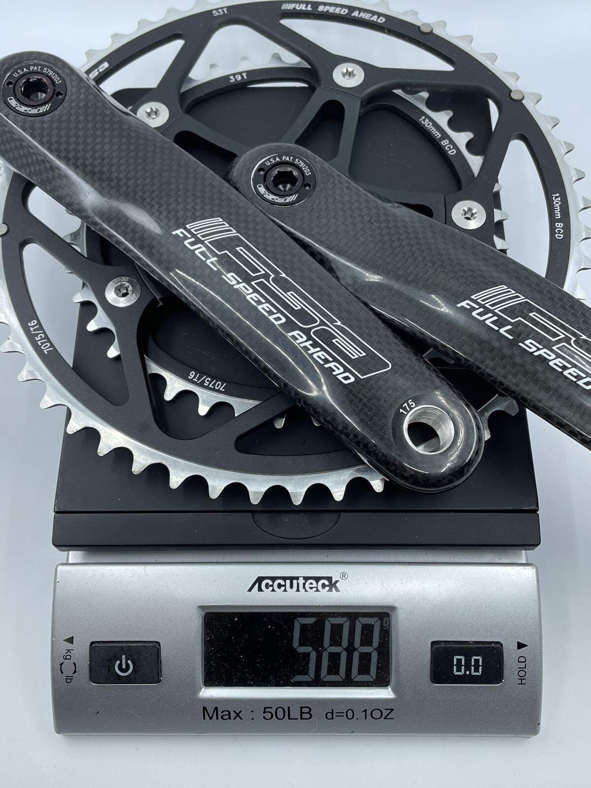 FSA カーボンクランク 53-39T 175mm その他ロードバイク用クランクの