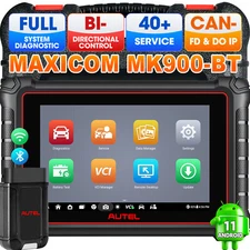 2024 Autel MaxiCOM MK900-BT MK900BT Bidirectional Diagnostic Scanner FCA SGW