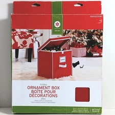 NEW Large Christmas Ornament Storage Container - Box Stores Up to 27 Ornaments