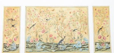Melody Jane Dolls House Chinoiserie Miniature Print 1:24 Scale Wallpaper Panels