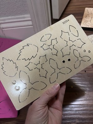 Steel Cut Wooden Die Cut Cutting Die Bow Die Cut Flowers Die Cut