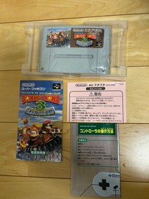 Super Donkey Kong 1 2 3 W/box Instructions Super Famicom SFC Cartridge Nintendo