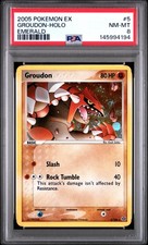 2005 POKEMON EX EMERALD #5 GROUDON-HOLO PSA 8 on eBay