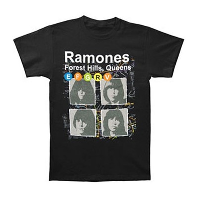 Men's Ramones Ramones Forest Hills, Queens T-shirt X-Large Black