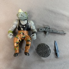 Vintage TMNT Rocksteady (Hard Head) 1988 Action Figure 95% Complete