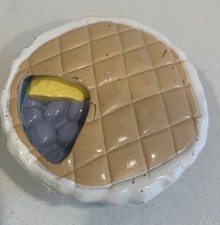 Pretend Food Pie 3 Flavors Vtg 2.5 Berry Cherry Lemon Plastic