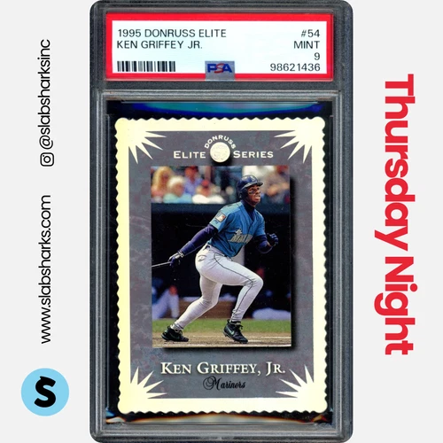 1995 DONRUSS ELITE #54 KEN GRIFFEY JR. ELITE SERIES /10000 PSA 9