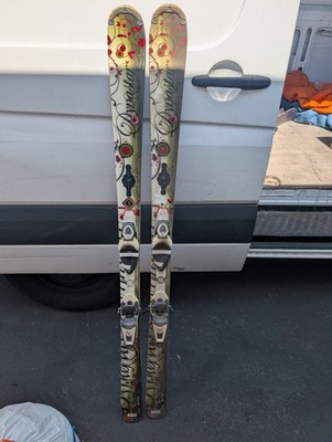 Dynastar Exclusive Active Skis Floral 158 Downhill Fluid Bindings Female