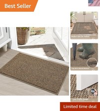 Door Mat Entry Rug Non Slip Washable Absorbent Dirt Resistant Floor Mat