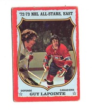 1973-74 O-Pee-Chee Hockey - GUY LAPOINTE #114 MONTREAL CANADIENS Vintage OPC