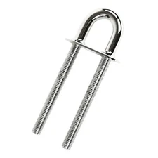 MARINE CITY 304 Grade Stainless Steel Welding Plate Bow Eye Tie Down U Bolt