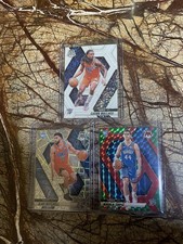 2024-25 Mosaic White Sparkle Prizm Cason Wallace + Mosaic Ajay Mitchell & Topić
