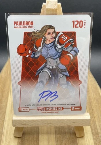 2025 BO JACKSON BATTLE ARENA Pauldron LISA BARDOSA **ON CARD AUTO** **BLUE INK**