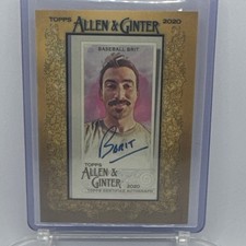 Topps 2020 Allen & Ginter Autograph Baseball Brit #MA-BABR MLB Trading Card