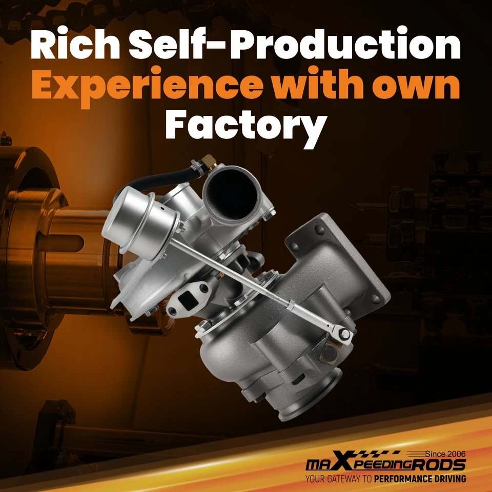 Universale T04E T3 Turbocompressore Turbo Turbolader for 4 6 Cyl 1.5L-2.5L - Immagine 4 di 4