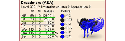Ark ASA Xbox/PC/PS PVE subzero Dreadmare Pair Level 322 FULL GROWN