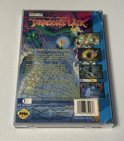 Dragon's Lair (Sega CD, 1994) Tested/authentic W/reg Card
