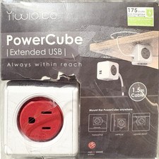 Allocacoc PowerCube Extended Surge Protector ...