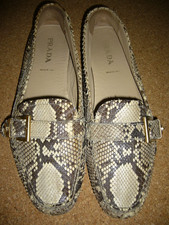 PRADA, Mokkassin, Ballerinas, Schlangenleder,...