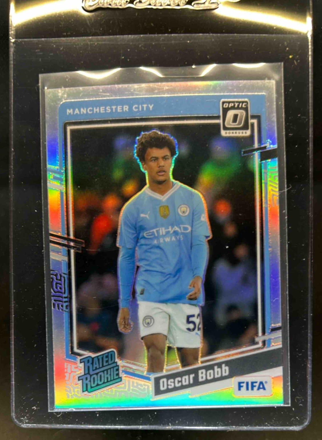 2023 Donruss Oscar Bobb Optic Holo Rated Rookie #178 Man City