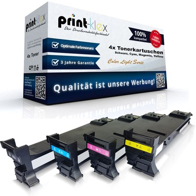 4x Printer Toner für Konica Minolta Magicolor 5570 DTH Toner einheiten
