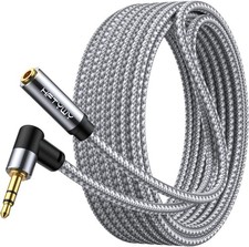 Headphone Extension Cable 25 Ft 3.5mm Male To Female Stereo Audio Extension Cabl