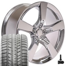 5443 Chrome 20x9 Rims Staggered Uhp As Tires Tpms Fit Camaro 5443 Chrome 20x9 Rims Staggered Uhp As Tires Tpms Fit Camaro