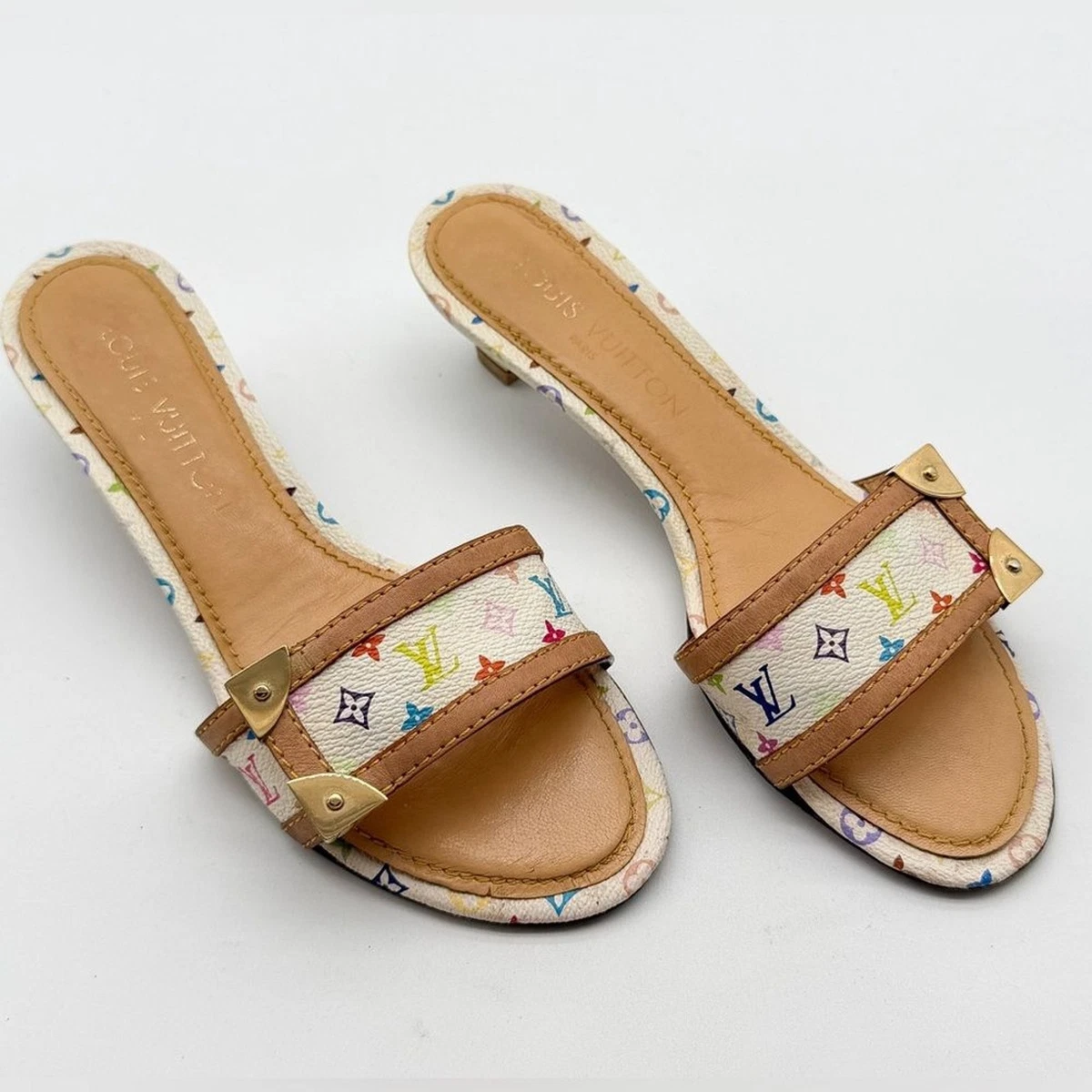 Louis Vuitton Kitten Sandals for Women for sale | eBay