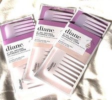 3x Diane Oil Infused Detangle Comb 6" White Detangling Comb