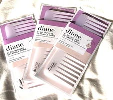 3x Diane Oil Infused Detangle Comb 6" White Detangling Comb