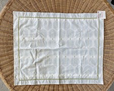Serena Lily Granada Percale Standard Sham Photo Sample -Sky Blue/Pear Green