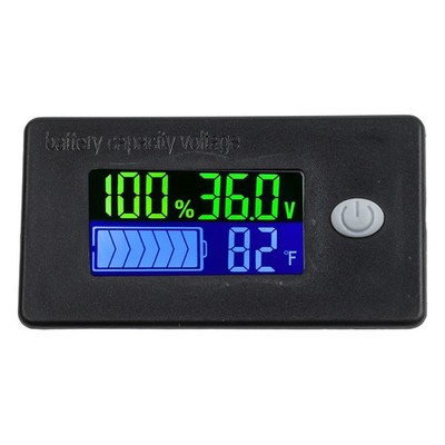 Lithium Iron Phosphate Battery Monitor User Friendly Digital Display Meter