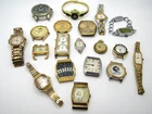 Vintage x19 Watch Lot Cyma Benrus ESQ by Movado Seiko Peugeot Moon Phase Repair