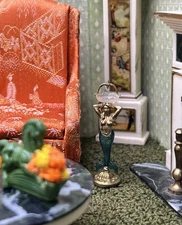 1:12 Miniature Dollhouse Standing Mermaid Ashtray