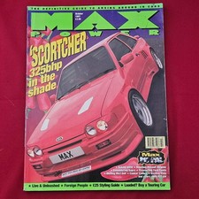 Max Power Magazine October 1997 (1268) Wide Arch Escort Supra Renault Megane