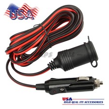 13 Ft Car Cigarette Lighter Socket Extension Cord Cable Heavey Duty Adapter 12V