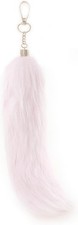 Fluffy Fox Tail Fur Keychain Cosplay Handbag Tassel Women Soft Faux Furry Tails