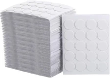 500 Pieces Candle Wick Stickers Wax Glue Heatproof White 