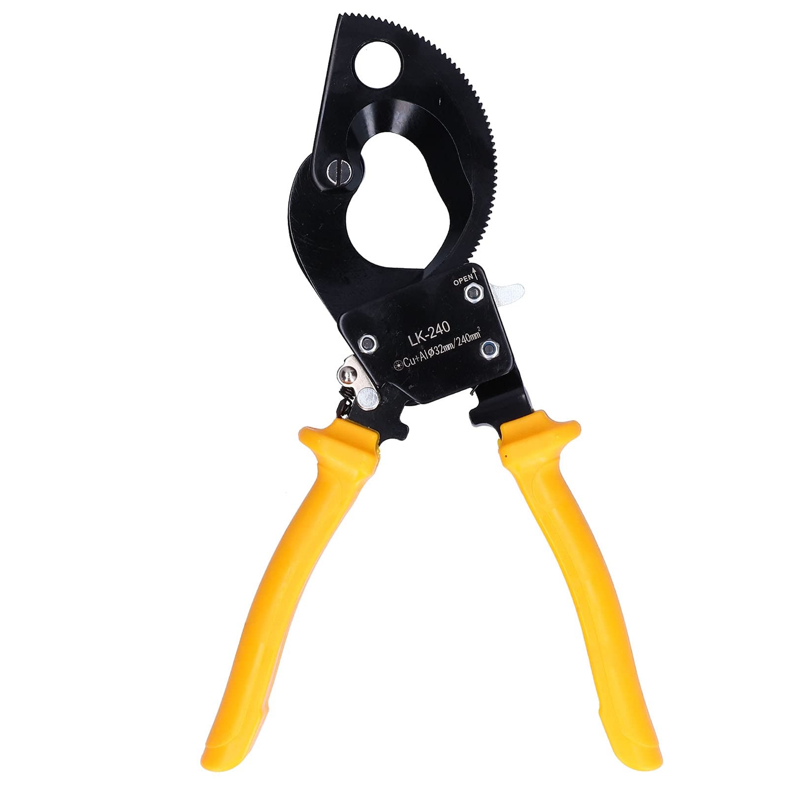 Heavy Duty High Carbon Steel Ratchet Cable Cutter for Aluminum Copper Wires