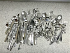 100 Stainless Steel Silverware Lot #3