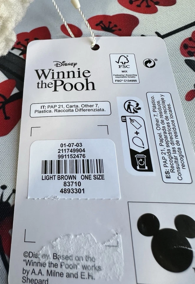 Bolsa de cosméticos de maquillaje polar Disney Winnie The Pooh & Friends *Primark*-NUEVA Foto 2 de 2