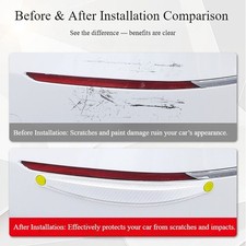 Flexible Car Bumper Scratch Protector Strip Adhesive Guard for Auto Exterior